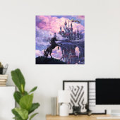 Poster Château Licorne (Bureau à domicile)