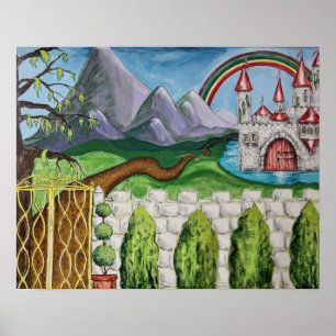 Poster Château magique