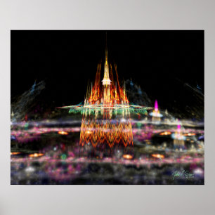 Poster Château magique (20x16)