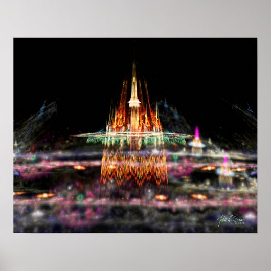 Poster Château magique (20x16) (Devant)