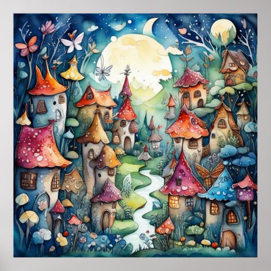 Poster Château magique Fairyland (Devant)