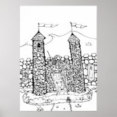 Poster Château Maze (Devant)