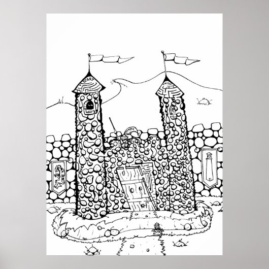 Poster Château Maze (Devant)