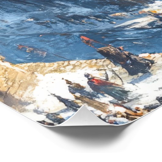 Poster Château médiéval (Coin)