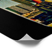 Poster Château médiéval de Grunge (Coin)