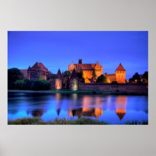 Poster Château médiéval de Malbork