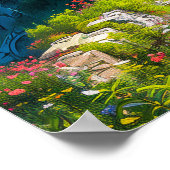 Poster Château médiéval sur Hill (Coin)