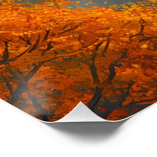 Poster Château médiéval sur une colline (Coin)