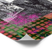 Poster Château médiéval vintage (Coin)