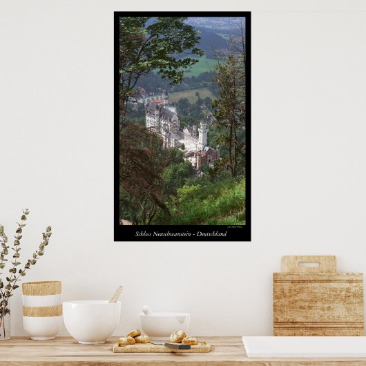 Poster Château Neuschwanstein (Cuisine)