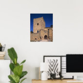 Poster Château Pedraza, Castille-et-León, Espagne 2 (Bureau à domicile)