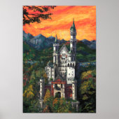 Poster Château Schloss Neuschwanstein (Devant)