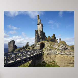 Poster Château Sinclair Girnigoe, Wick, Caithness,