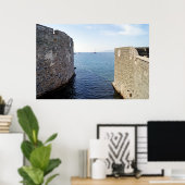 Poster Château St Peter à Bodrum, Turkiye (Bureau à domicile)