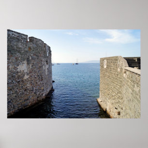 Poster Château St Peter à Bodrum, Turkiye