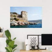 Poster Château St Peter à Bodrum, Turkiye (Bureau à domicile)