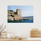Poster Château St Peter à Bodrum, Turkiye (Cuisine)