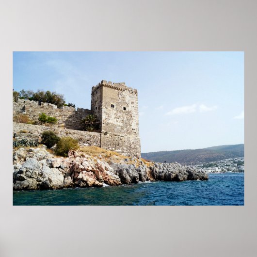 Poster Château St Peter à Bodrum, Turkiye (Devant)