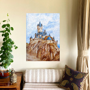 Poster Château sur le Rhin