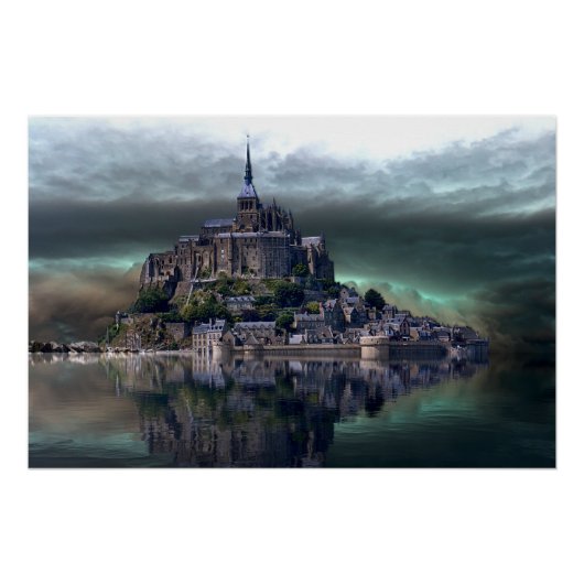 Poster Château sur l'eau (Devant)