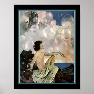 Poster "Châteaux d'air" CA Maxfield 1904 Parrish