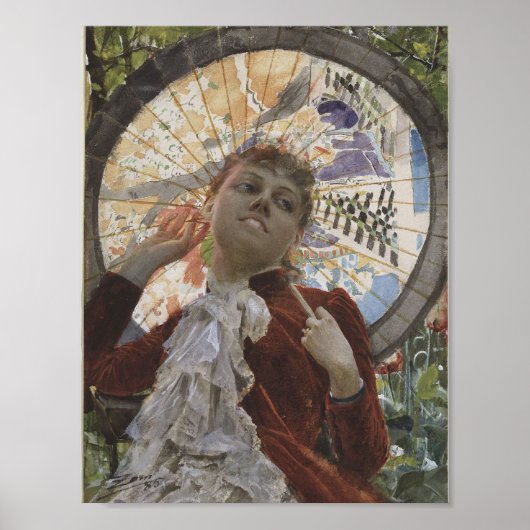 Poster Châteaux dans l'air par Anders Zorn (Devant)