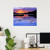 Poster Châteaux dans l'air - Thoreau (Bureau à domicile)