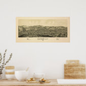 Poster Chatham NY 1886 (Cuisine)