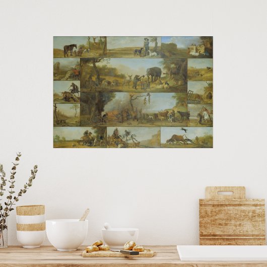 Poster Châtiment d'un chasseur (Cuisine)