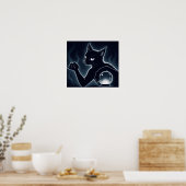 Poster ChatNoirPsychique (Cuisine)