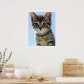 Poster chaton (Cuisine)