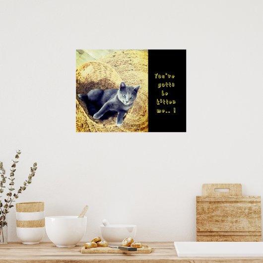 Poster Chaton (Cuisine)