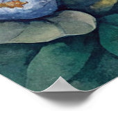 Poster Chaton bleu Eyed (Coin)