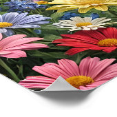 Poster Chaton dans le jardin de fleurs (Coin)