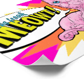 Poster Chaton sans cheveux Pop art (Coin)