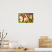 Poster Chatons vintages (Cuisine)