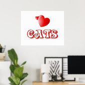 Poster Chats (Bureau à domicile)