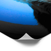 Poster Chats adorés comme dieux - avec citation anonyme (Coin)