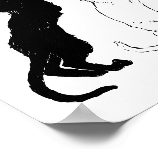 Poster Chats, Alexandre Steinlen (Coin)