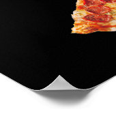 Poster Chats amusants faisant de la pizza dans l'espace (Coin)