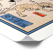 Poster Chats : Chats par Utagawa Kuniyoshi (Coin)