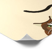 Poster Chats colorés : Différentes races Motif (Coin)