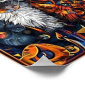 Poster Chats colorés mignons (Coin)