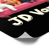 Poster Chats Contre Jd. Vance Chat sans enfant Lady Couch (Coin)