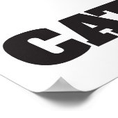 Poster Chats contre les appels de chat (Coin)