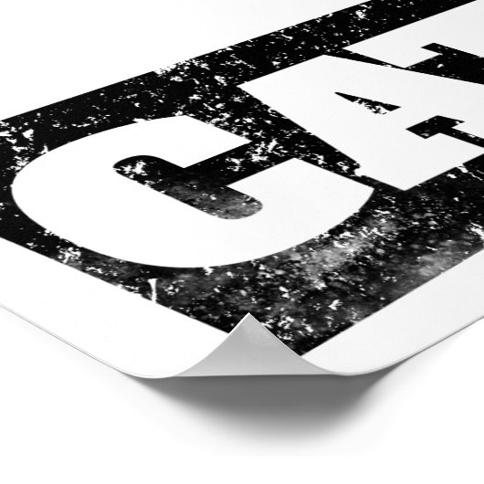 Poster Chats contre les appels de chat (Coin)