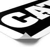 Poster Chats contre les appels de chat (Coin)