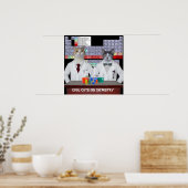 Poster Chats cool Chimie de la fouille (Cuisine)