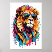 Poster Chats cool : L'affiche du lion (Devant)