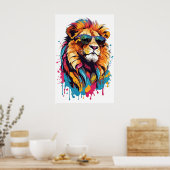 Poster Chats cool : L'affiche du lion (Cuisine)
